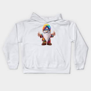 Hippie Gnome #20 Kids Hoodie